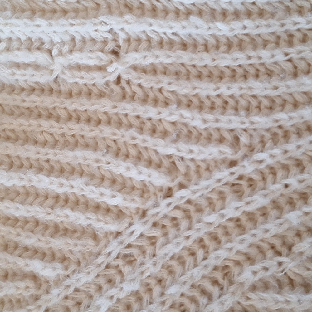 Pilcro Thick Chunky Cream Zip Front Sweater - Picture 17 of 17